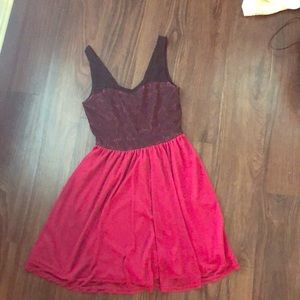 Small dark pink dress